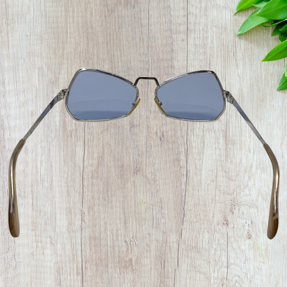 Vintage 1960\'s Hampel Germany for Emilio Pucci Mod Sunglasses Blue Lens #6218 main image 5